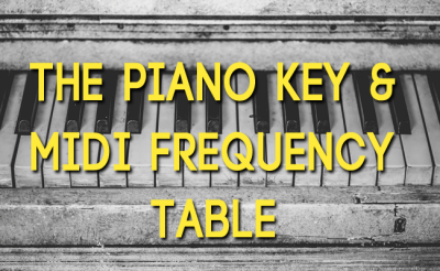 Piano-Key-Frequency-Table