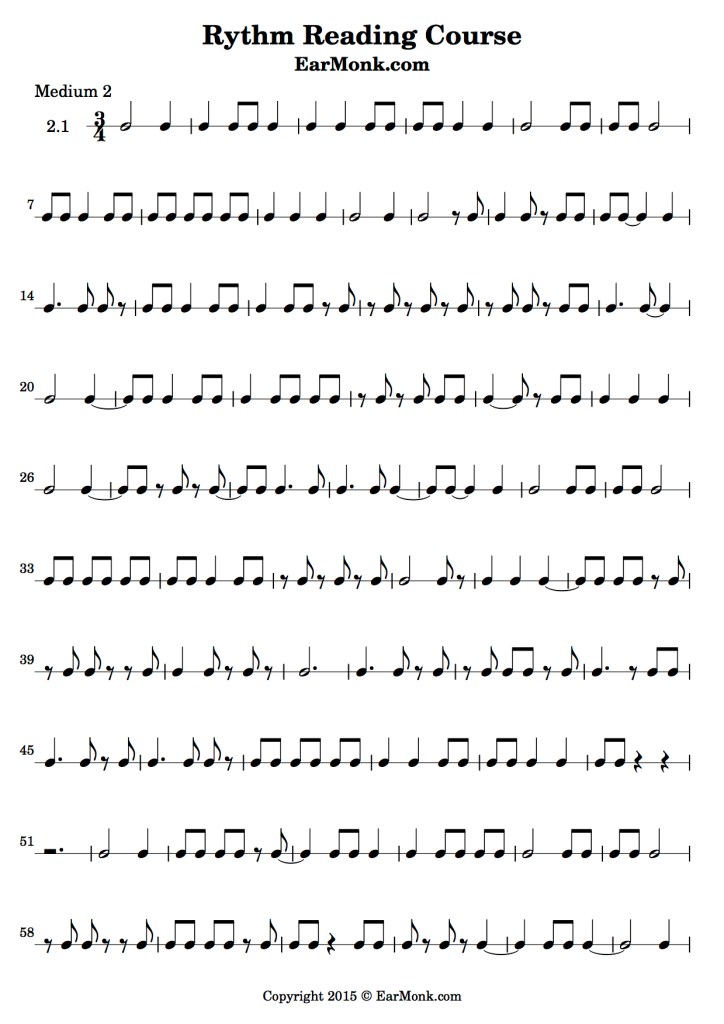 Rhythm Exercise Medium 2